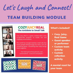 Lets laugh and connect team building module