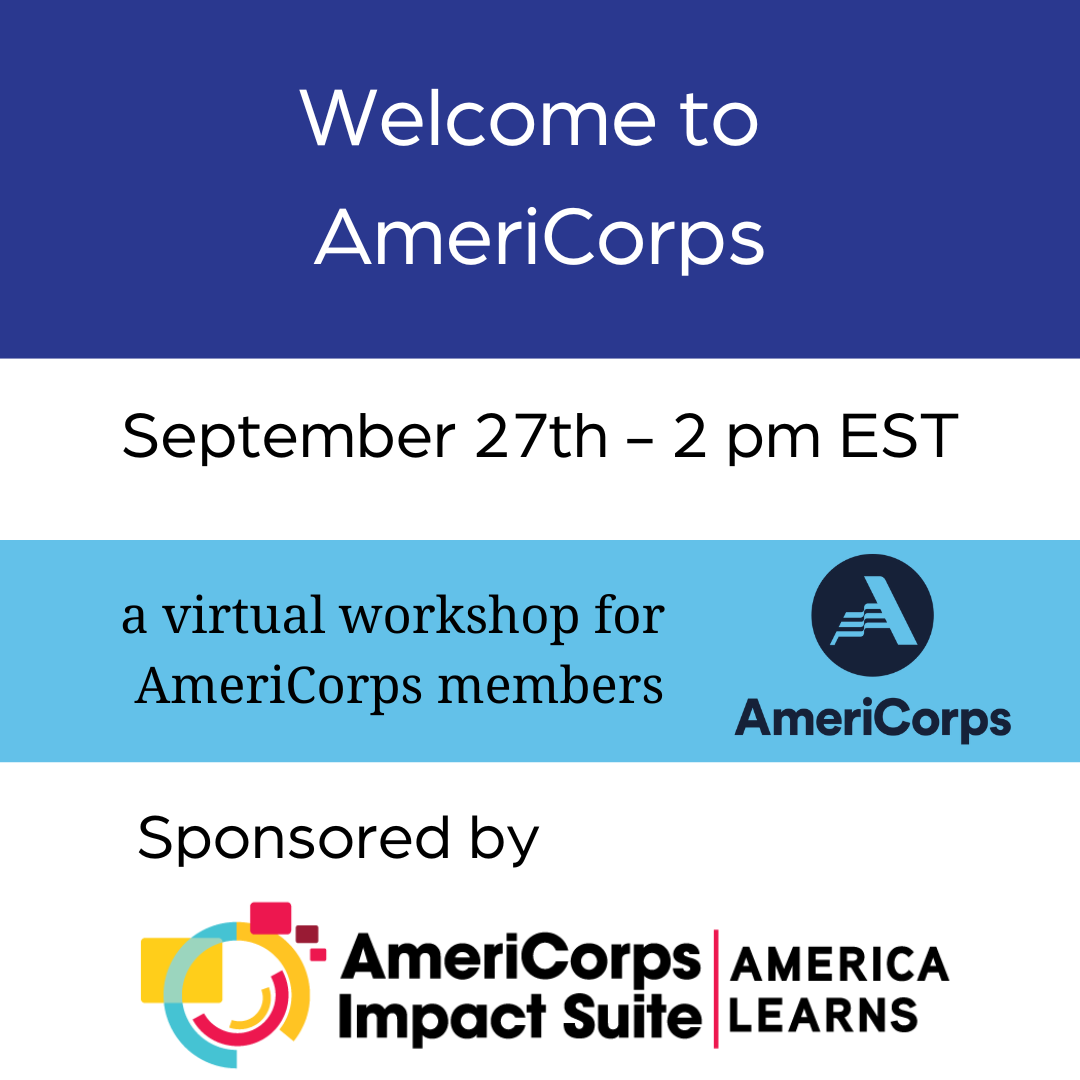 Welcome to AmeriCorps on September 27th